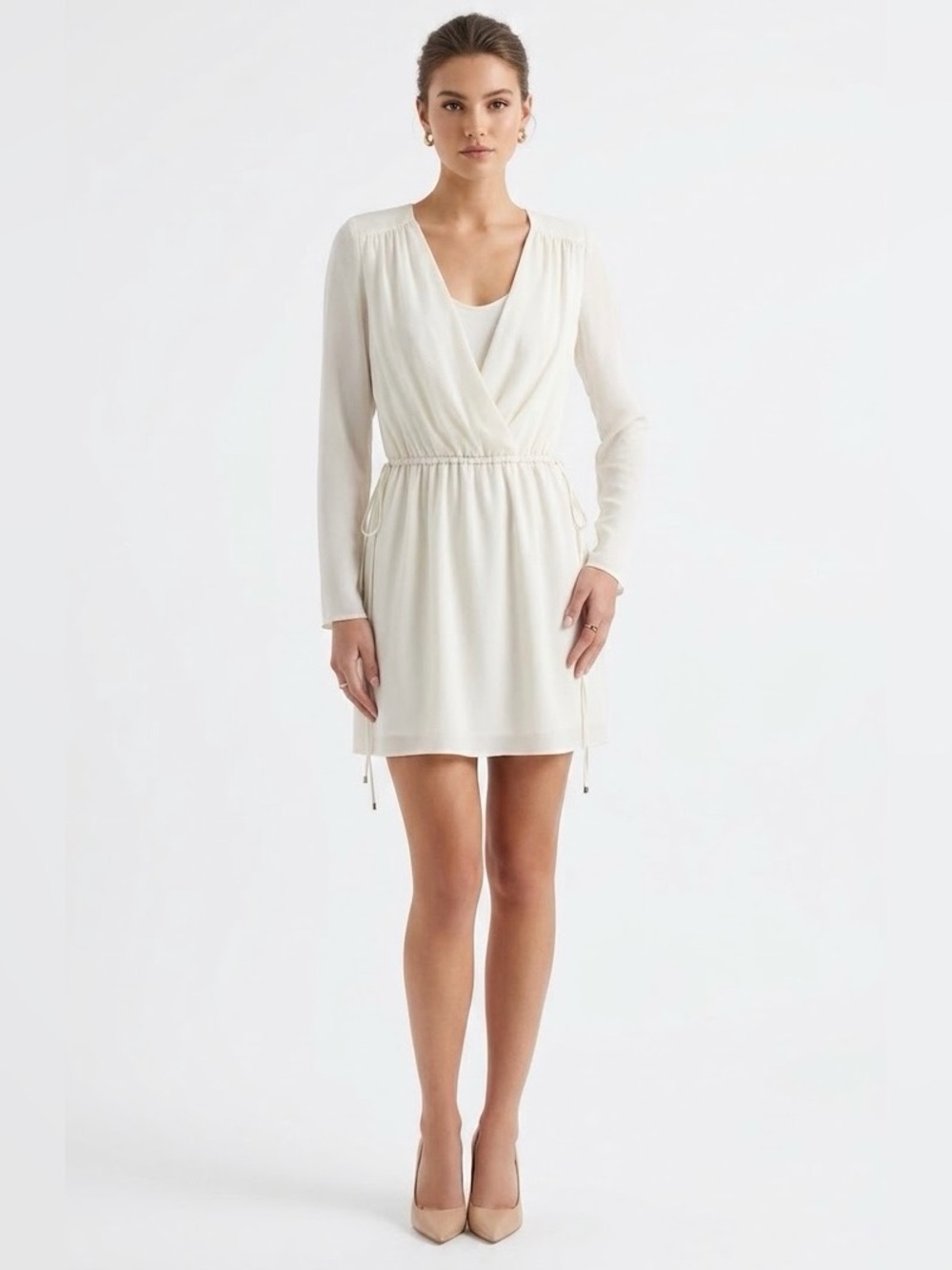 BCBG Elegant Cream Dress